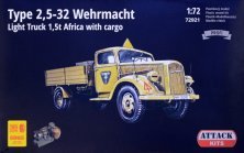 1/72 Type 2,5-32 Wehrmacht 1,5t Truck Africa & cargo