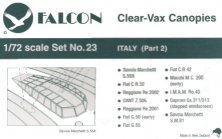 Falcon 1/72 Italy Part 2 Verrières Vac-Form Avions IT Falcon 1/72 Italy Part 2 Verrières Vac-Form Avions IT