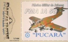 1/144  FMA IA-58 PUCARA New kit/resin canopy/new decals