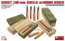 1/35 Soviet 100mm Shells w/ Ammo Boxes