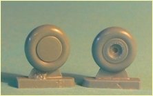 1/72 Curtiss P-40E/K/L/M/N Kittyhawk Tomahawk wheels