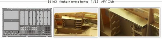 1/35 Nashorn ammo boxes AFV Club