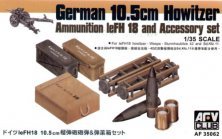 1/35 German 10.5cm Ammunition & Cases