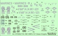 1/72 F/A-18D VMFA-121 Green Knights