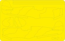 Mask 1/72 Spitfire camo scheme A