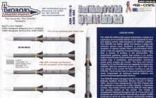 1/48 Missile Markings for AGM-88 HARM and AIM-120B/C AMRAAM