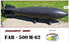 1/72 FAB-500  2 pcs. (Armament Set)