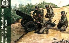Waterloo 1815 Figurines Canon 75mm Am�ricain 1/72
