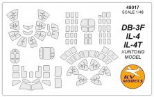 1/48 Ilyushin DB-3F / IL-4 / IL-4T masks