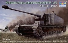 Trumpeter Sturer Emil 12.8cm L/61 1/35