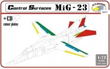 1/72 MiG-23 Control surfaces (resin & PE + CD)