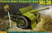 1/72 Polish WWII 37mm AT gun Wz.36
