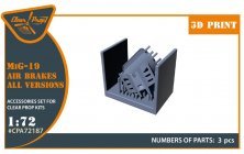 1/72 MiG-19 Air Brakes for Clear Prop