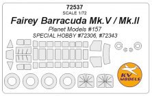 1/72 Fairey Barracuda + wheels masks