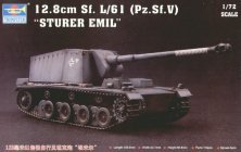 Trumpeter 1/72 Sturer Emil 12.8cm Sf L/61