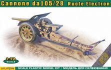 1/72 Cannone da105/28 Ruote Electron