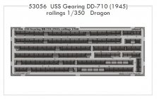 1/350 USS Gearing DD-710 (1945) railings (DRAG)