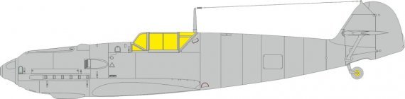 Mask 1/32 Bf 109E TFace for Eduard