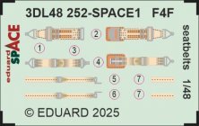 1/48 F4F seatbelts for Eduard