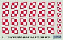 1/72 Polish national insignia chessboards for Polish jets