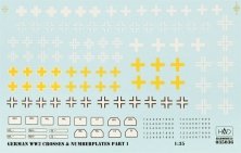1/35 Decal German Crosses WWII