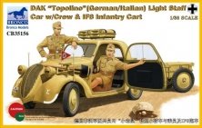 1/35 DAK "Topolino" (German/Italian) Light Staff Car with Crew