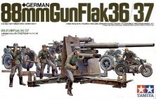 Tamiya 88mm Flak 36/37, Figurines & Moto 1/35
