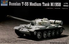 Trumpeter Soviet T-55 Medium Tank 1958 1/72 Trumpeter Soviet T-55 Medium Tank 1958 1/72