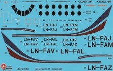 1/72 Coast Air BAE 31 Jetstream including masks