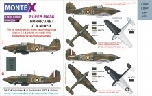 1/48 Hawker Hurricane Mk.I canopy & insignia masks & decals