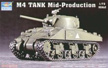 Trumpeter M4 Sherman Mid-Production Carro 1/72