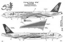 Boeing 777 Singapore Airlines RR 50th 1/144 Model Kit