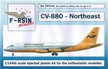 1/144 Convair 880 Northeast Yellowbird, laser/silk-screened deca