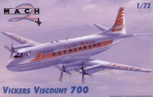 Mach 2 Vickers Viscount 700 Capitol Airlines 1/72