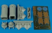 1/48 F-22A Raptor exhaust nozzles  opened HASEGAWA