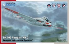 1/72 DH.100 Vampire Mk.3 European & American Operators