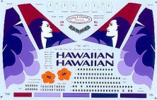 Decals Boeing 767 Hawaiian Airlines 2002 1/144