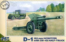 PST 1/72 Obusier 152mm avec semi-chenill� ZIS-42