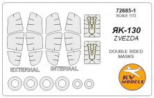 1/72 Yakovlev Yak-130 Double sided and wheels masks