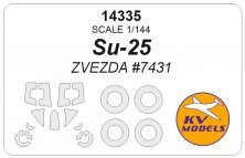 1/144 Suchoi Su-25 mask for Zvezda
