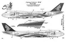 Flying Colors Decals B747-400 Singapore Airlines 1/144