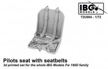 1/72 Pilots Seat with seatbelts Fw 190D