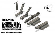 1/72 Bristol Beaufort Exterior Parts for Airfix