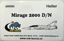 1/48 Vacu Canopy Mirage 2000 D/N for Heller