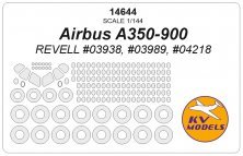 1/144 Airbus A350-900 and with wheel paint masks