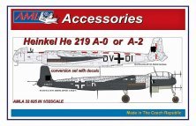 1/32 Heinkel He 219 A-0 or A-2 Conversion set