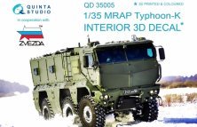 1/35 Mrap Typhoon-K 6X6 Armoured Vehicle 3D-Printed