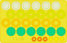 StuG.III Ausf.G  wheel masks  1/48  (TAM)