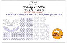 1/72 Boeing 737-800 Double-sided + wheels masks