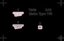 1/72 Matra Type 155 SNEB Rocket Launcher Pod